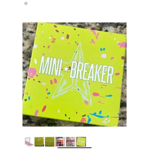 Mini Breaker Eyeshadow Palette by Jeffree Star with 9 Eyeshadow Shades - Picture 1 of 6